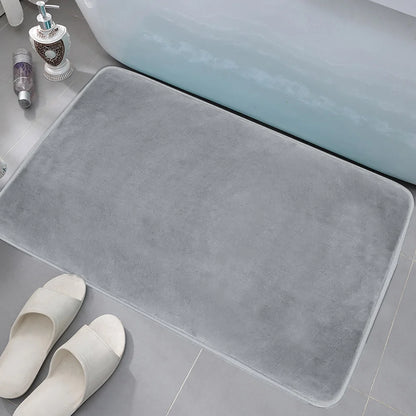 Memory Foam 3 PCS Bathroom Rug Absorbent Bath Mat Set Small Large and Contour Rug