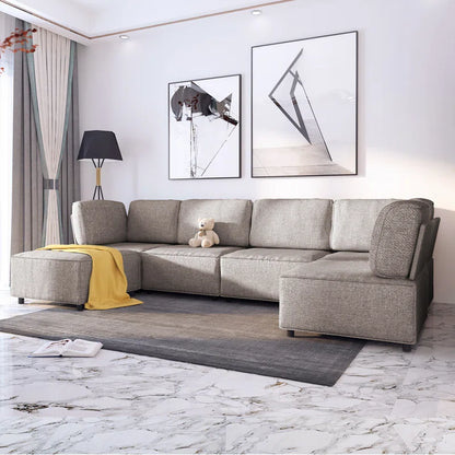 3 - Piece Fashionable Multi- Color And Design Living Room, The Oversized Free Combination Sofa - Modular Sofa Can Be Assembled Into a U-Shape, C- Shape, Sofa Bed , etc...