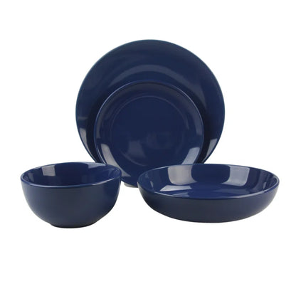 Burkeville Stoneware Dinnerware Set - Service for 4