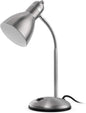 Metal Desk Lamp, Eye-Caring Table Lamp, Study Lamps with Flexible Goose Neck (Matte Black)