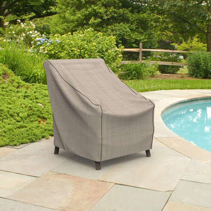 P1A02PM1 English Garden Patio Cover Heavy Duty and Waterproof, Extra Small Chair, Tan Tweed