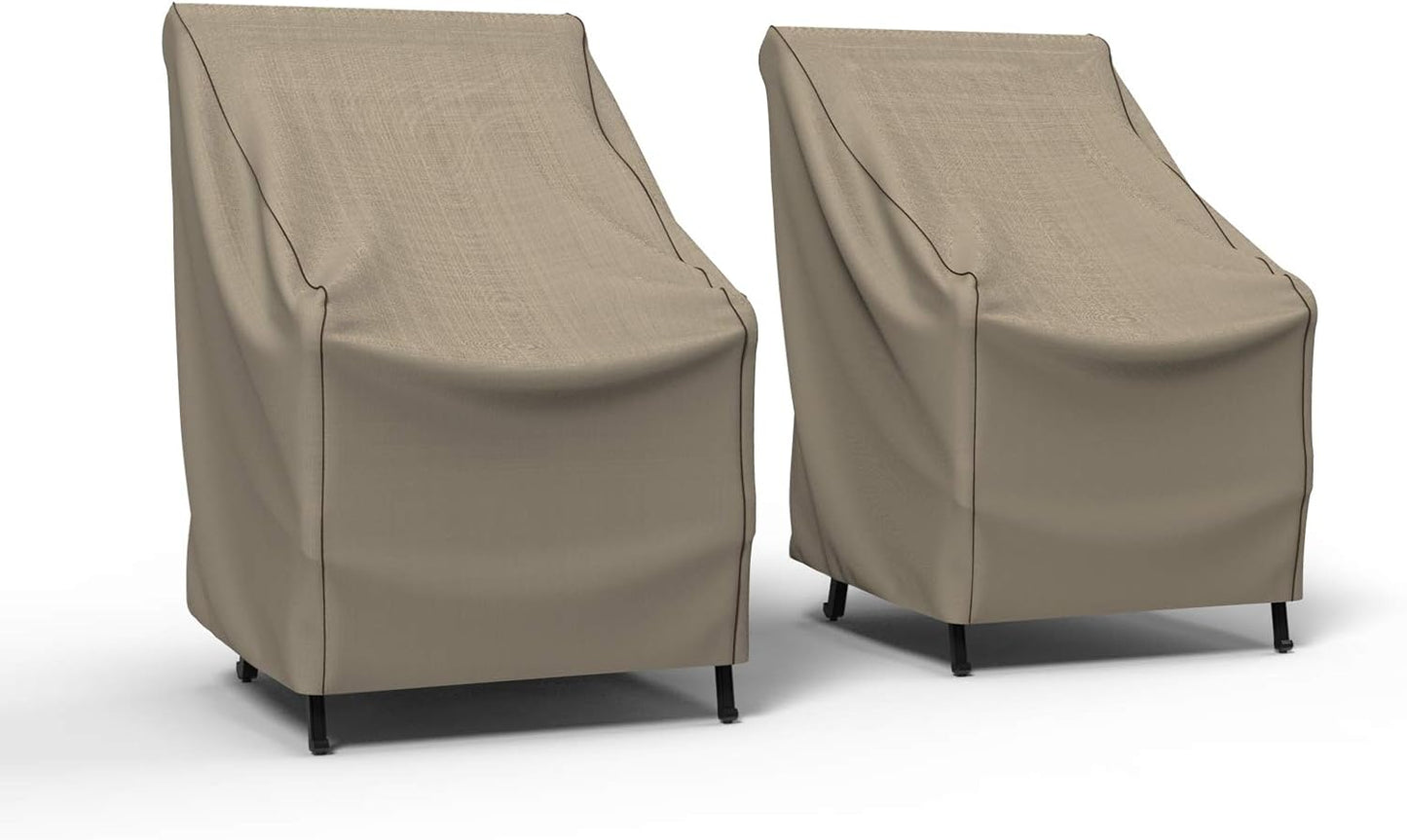 P1A02PM1 English Garden Patio Cover Heavy Duty and Waterproof, Extra Small Chair, Tan Tweed