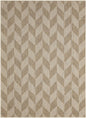 Patio Country Calla Contemporary Herringbone Indoor/Outdoor Area Rug, Blue/Grey, 7'9"X10'2"