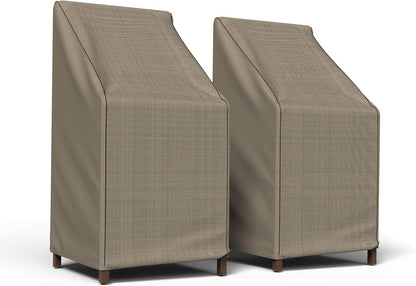 P1A02PM1 English Garden Patio Cover Heavy Duty and Waterproof, Extra Small Chair, Tan Tweed