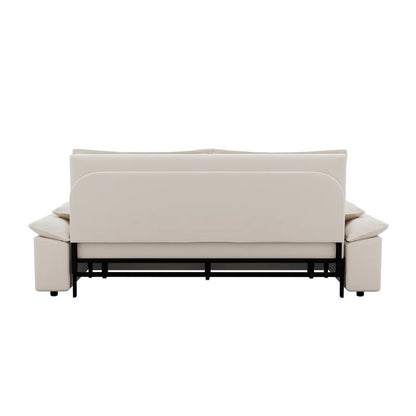 70.1" Queen Pull Out Sofa Bed with 2 Soft Pillows-Multi-Functional and Stylish Velvet Loveseat