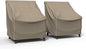 P1A02PM1 English Garden Patio Cover Heavy Duty and Waterproof, Extra Small Chair, Tan Tweed